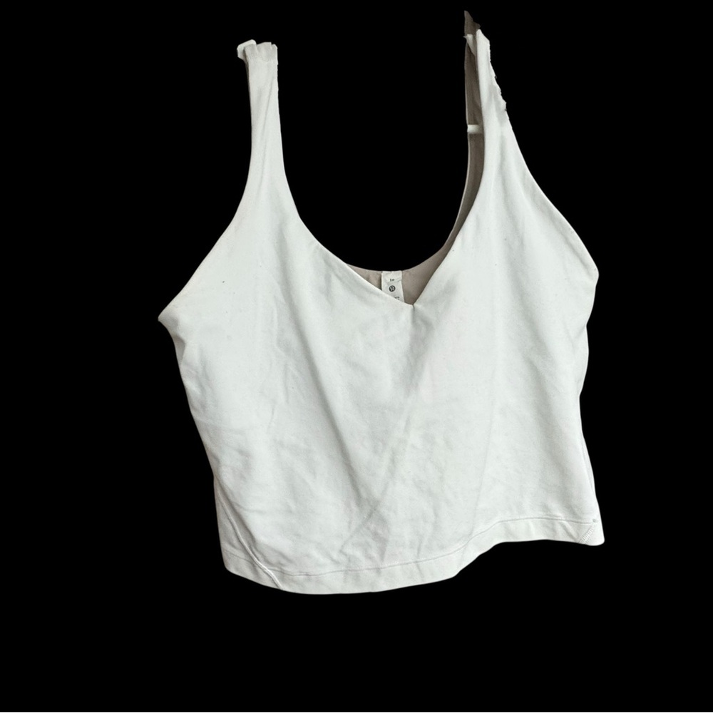 lululemon athletica White Crop Top
